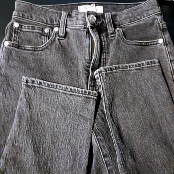 Madewell‎ The Perfect Vintage Jean High-Waisted in Faded Black, Size 24 - Picture 3 of 10